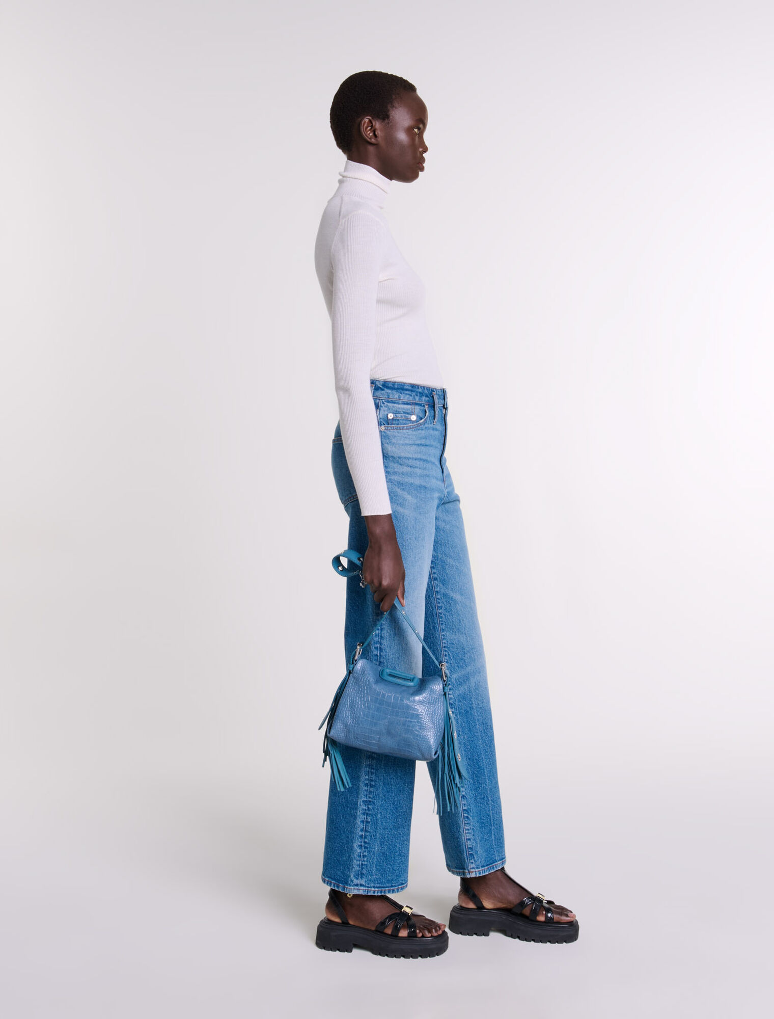 Pull en laine et soie