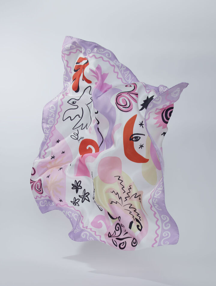 Paradisio silk scarf