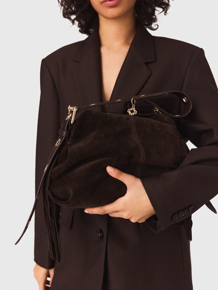 Suede leather Miss M Mini bag
