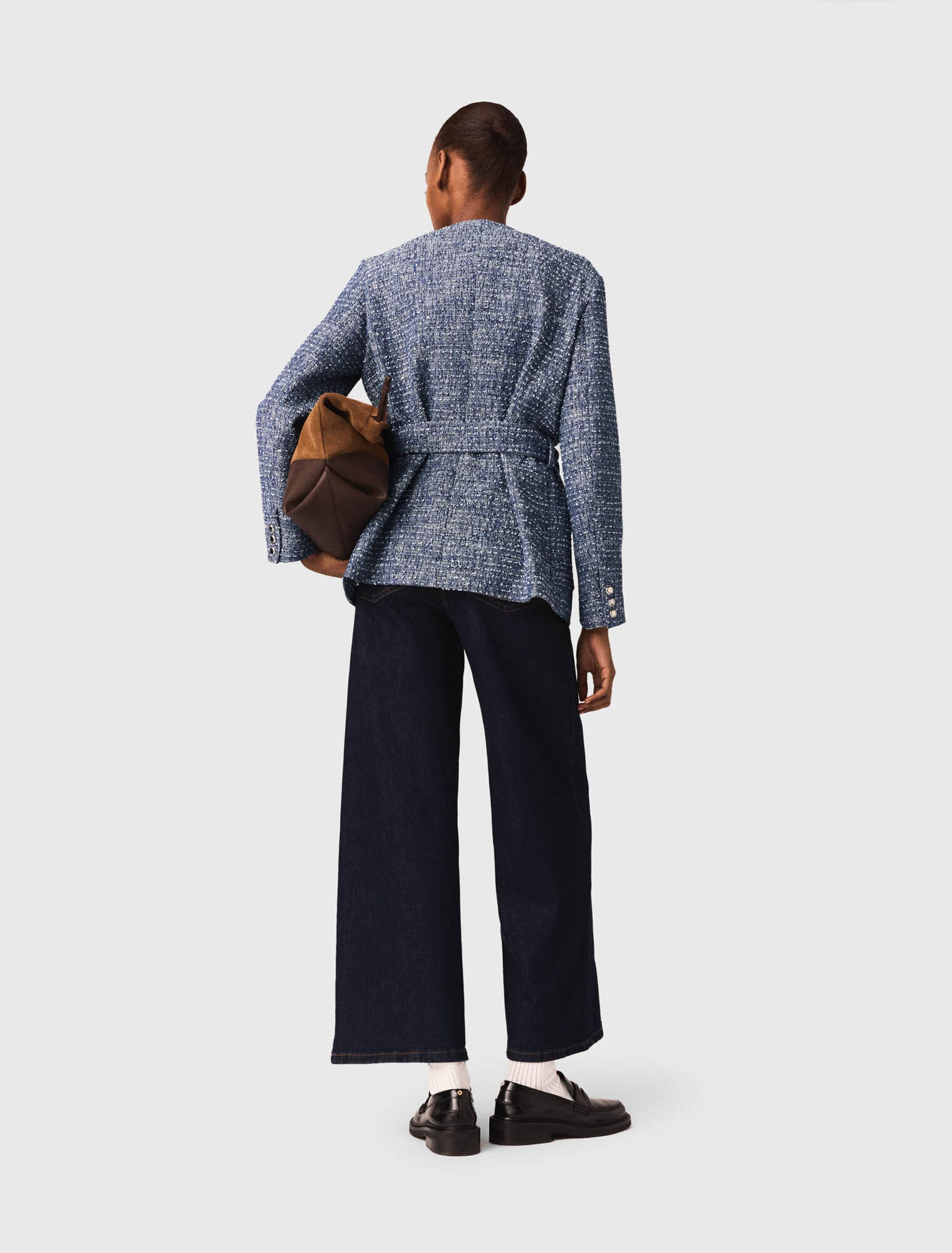 Veste 4 poches en tweed