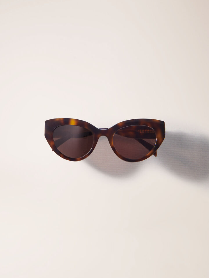 Lunettes cat eye en acétate