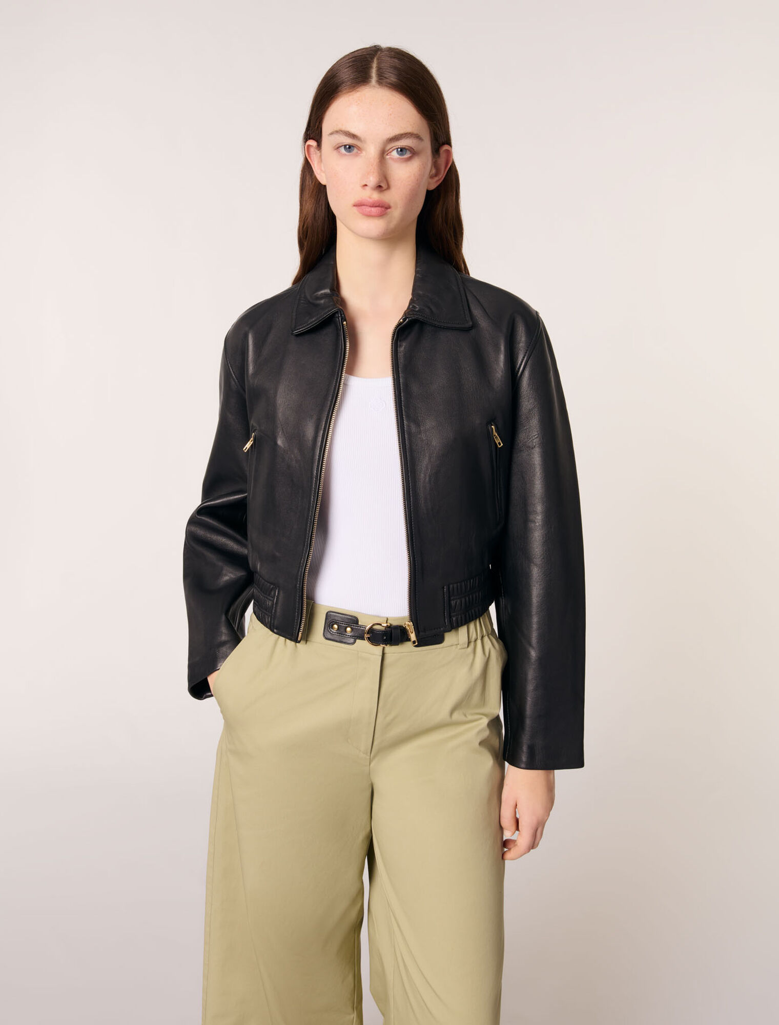 Blouson en cuir
