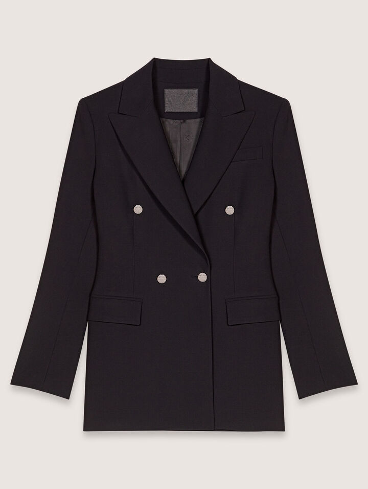 Veste de tailleur cintr&eacute;e