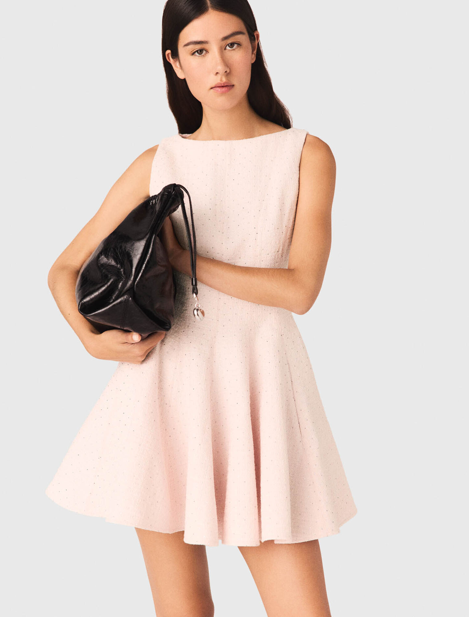 Sac M Tote en cuir craquel&eacute;