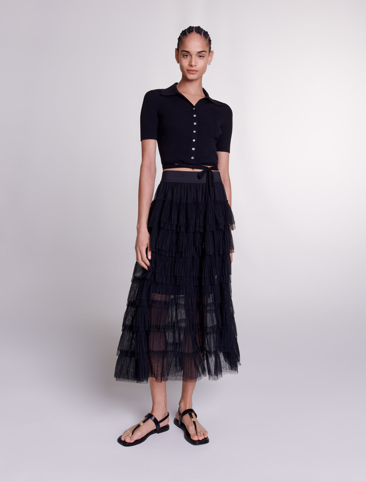 Jupe tulle volant online