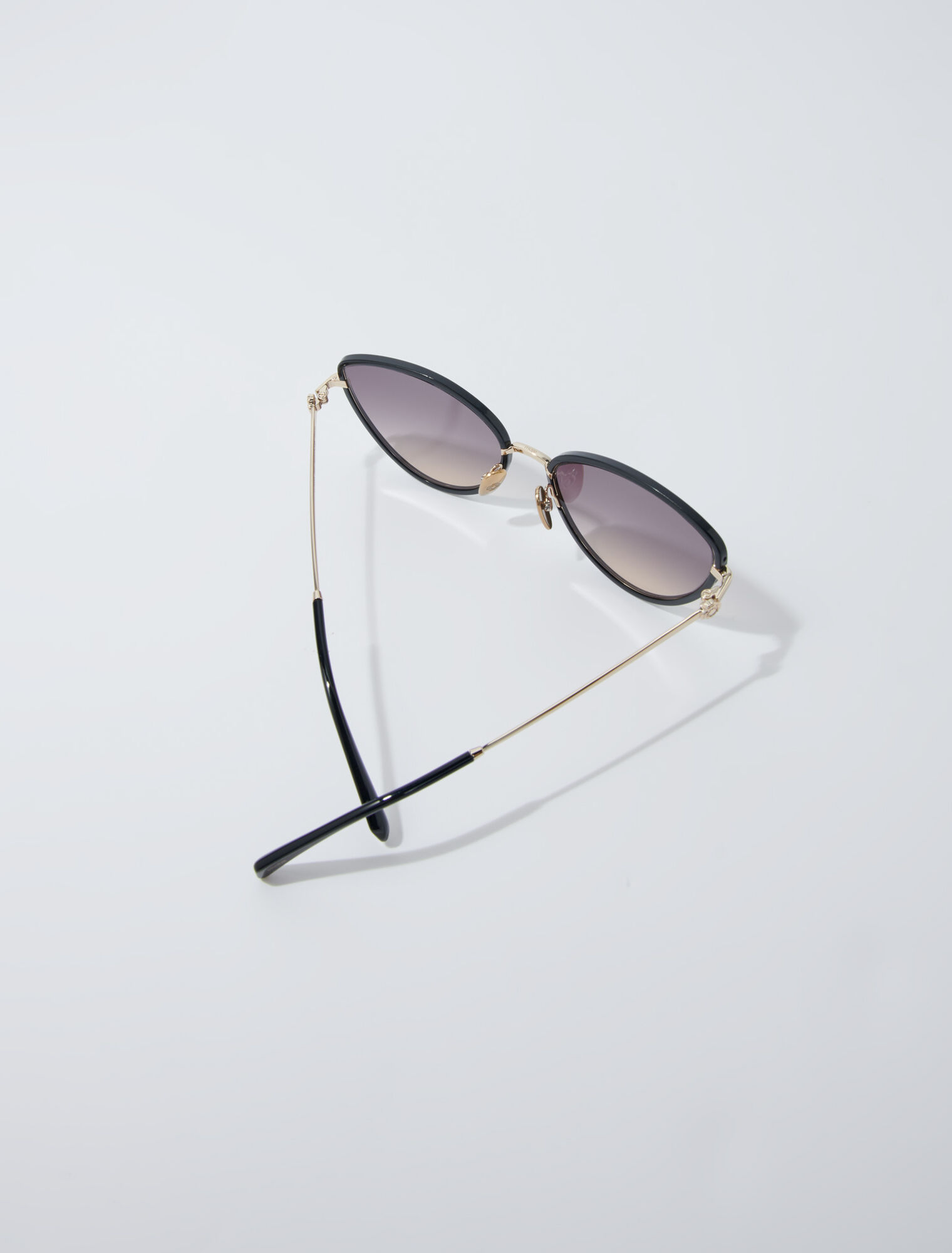 Metal cat eye glasses