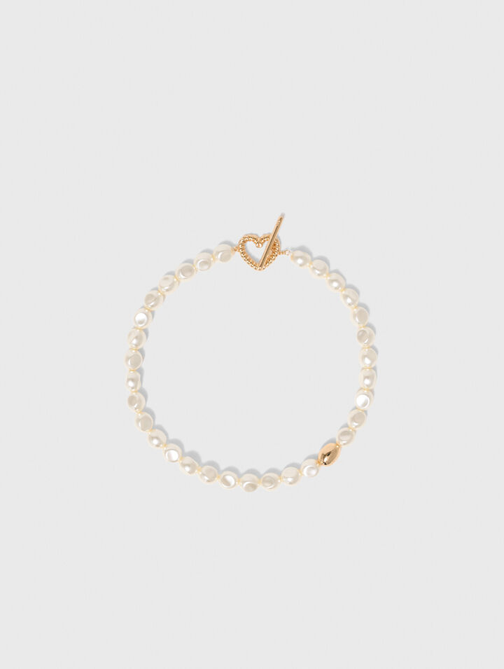 Pearl choker necklace