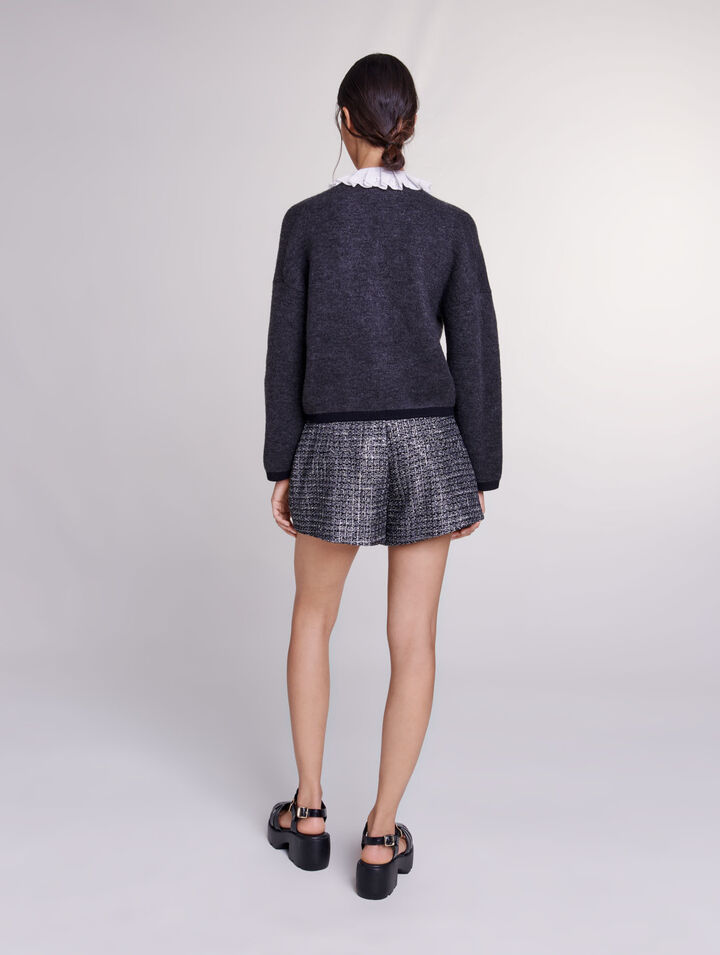 Short en tweed