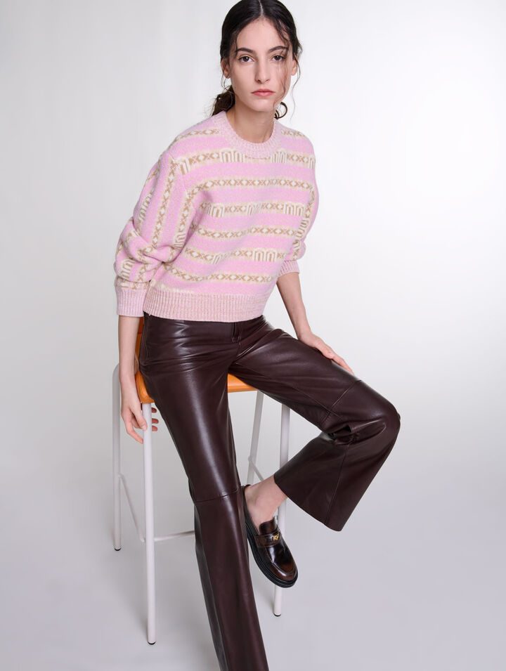 Pantalon en cuir