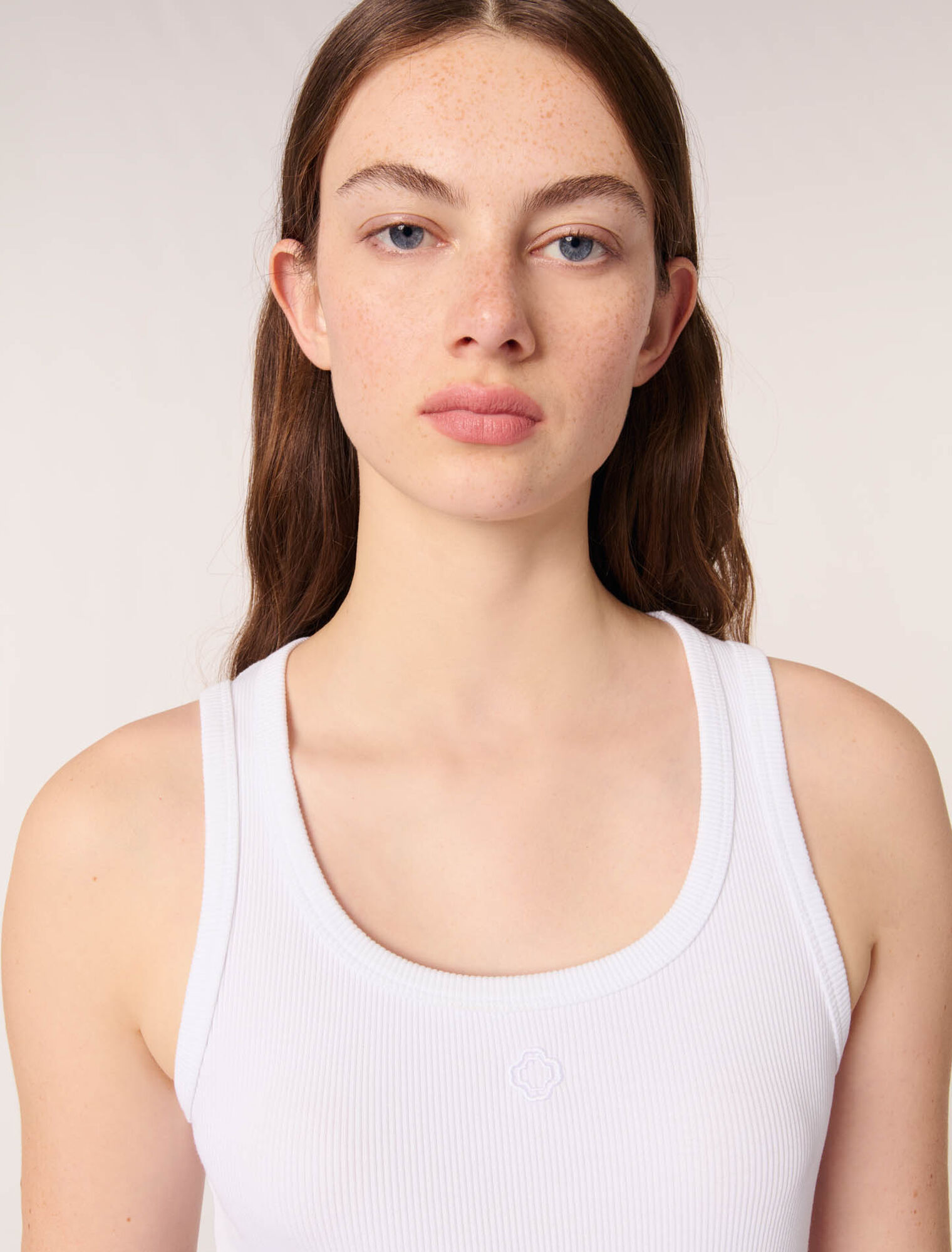 Rib knit tank top