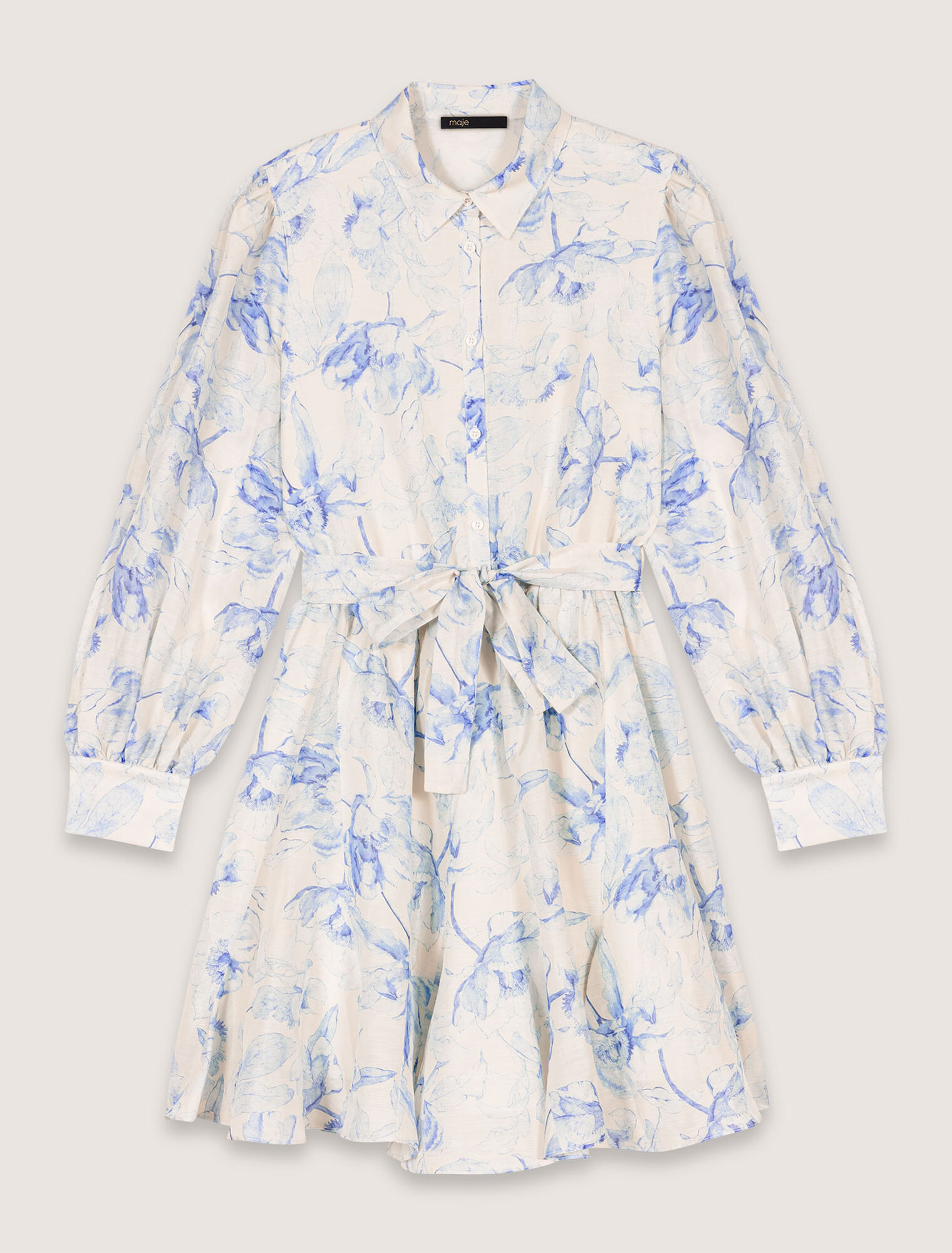 Robe chemise imprimée 