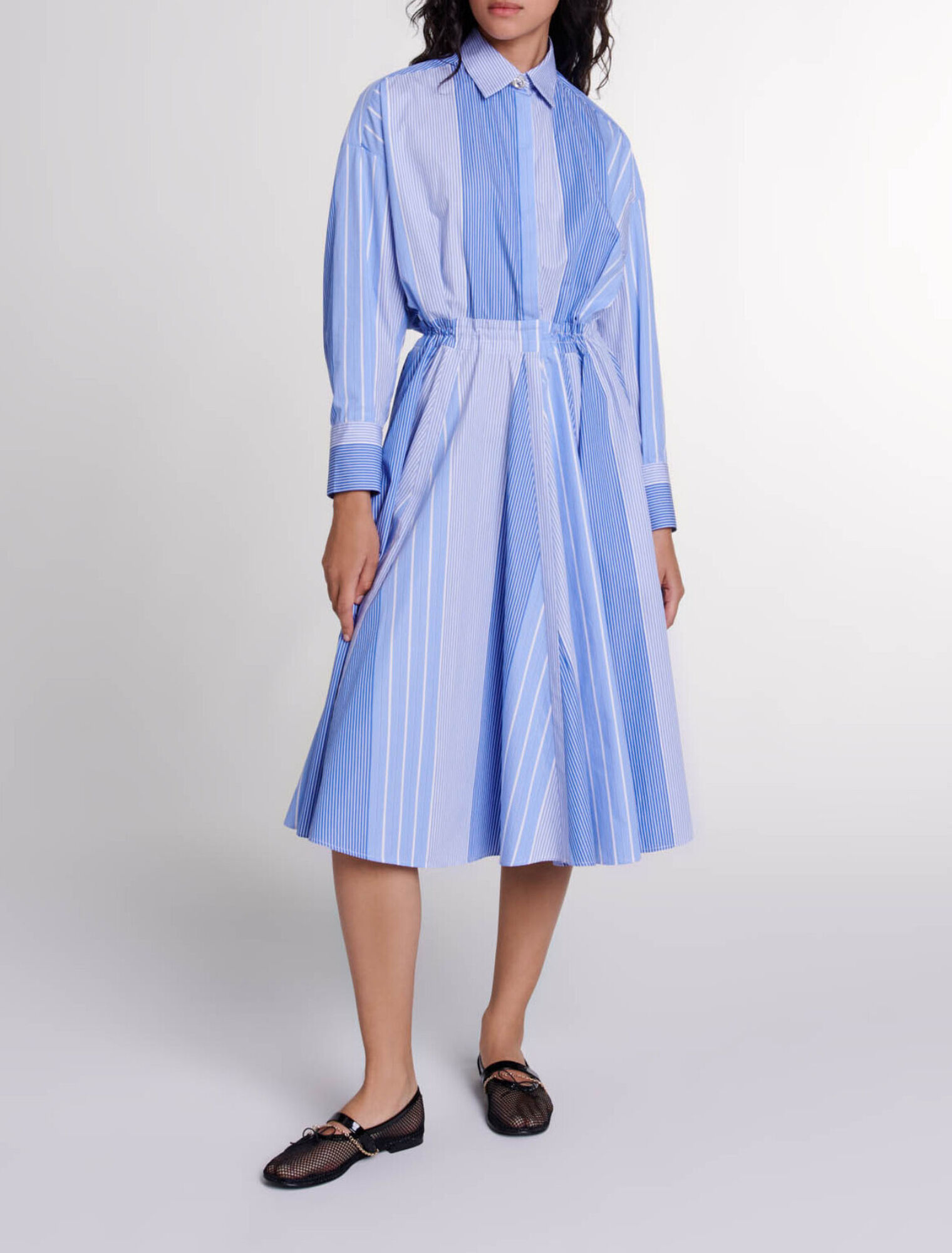 Striped patchwork dress 