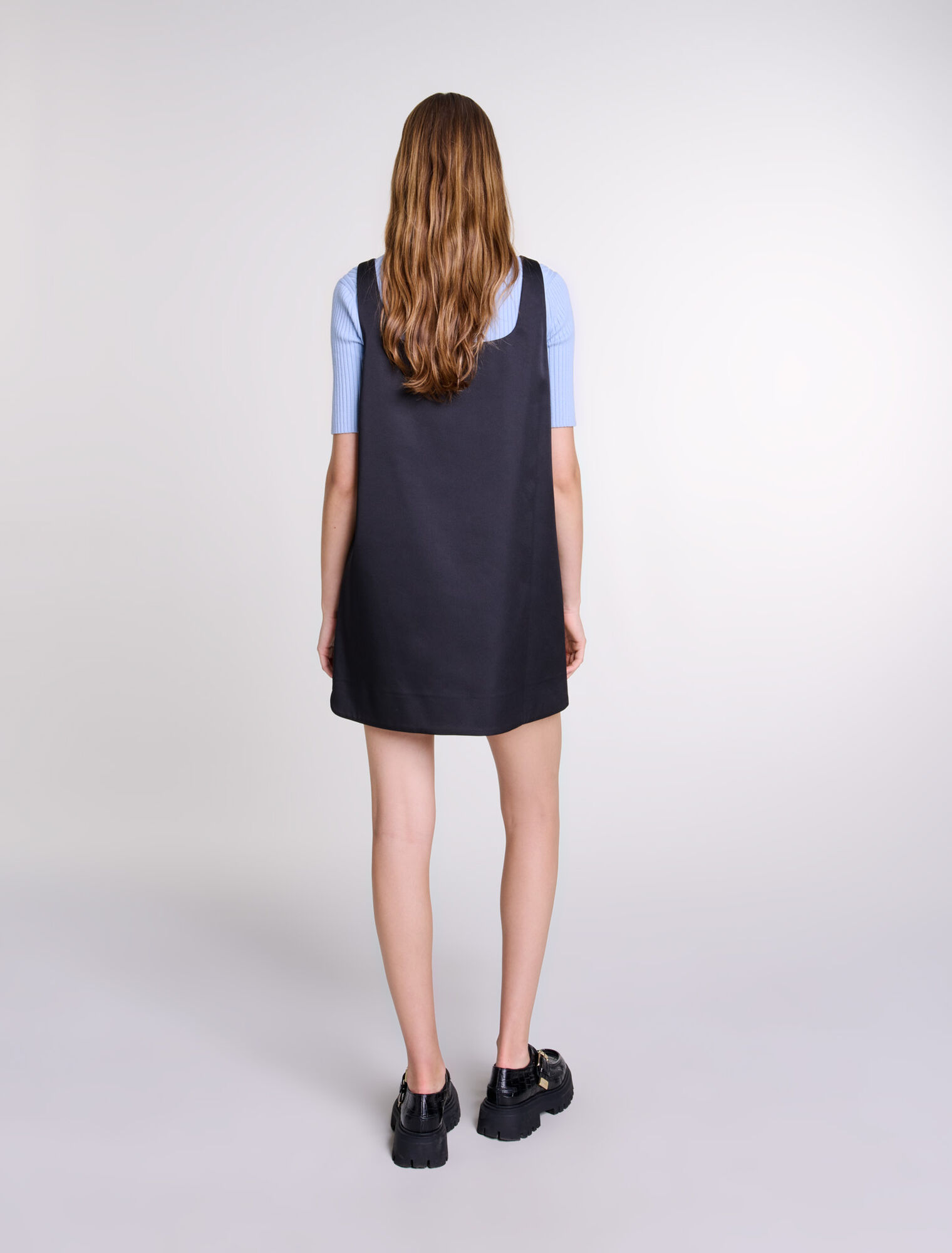 Robe chasuble en satin