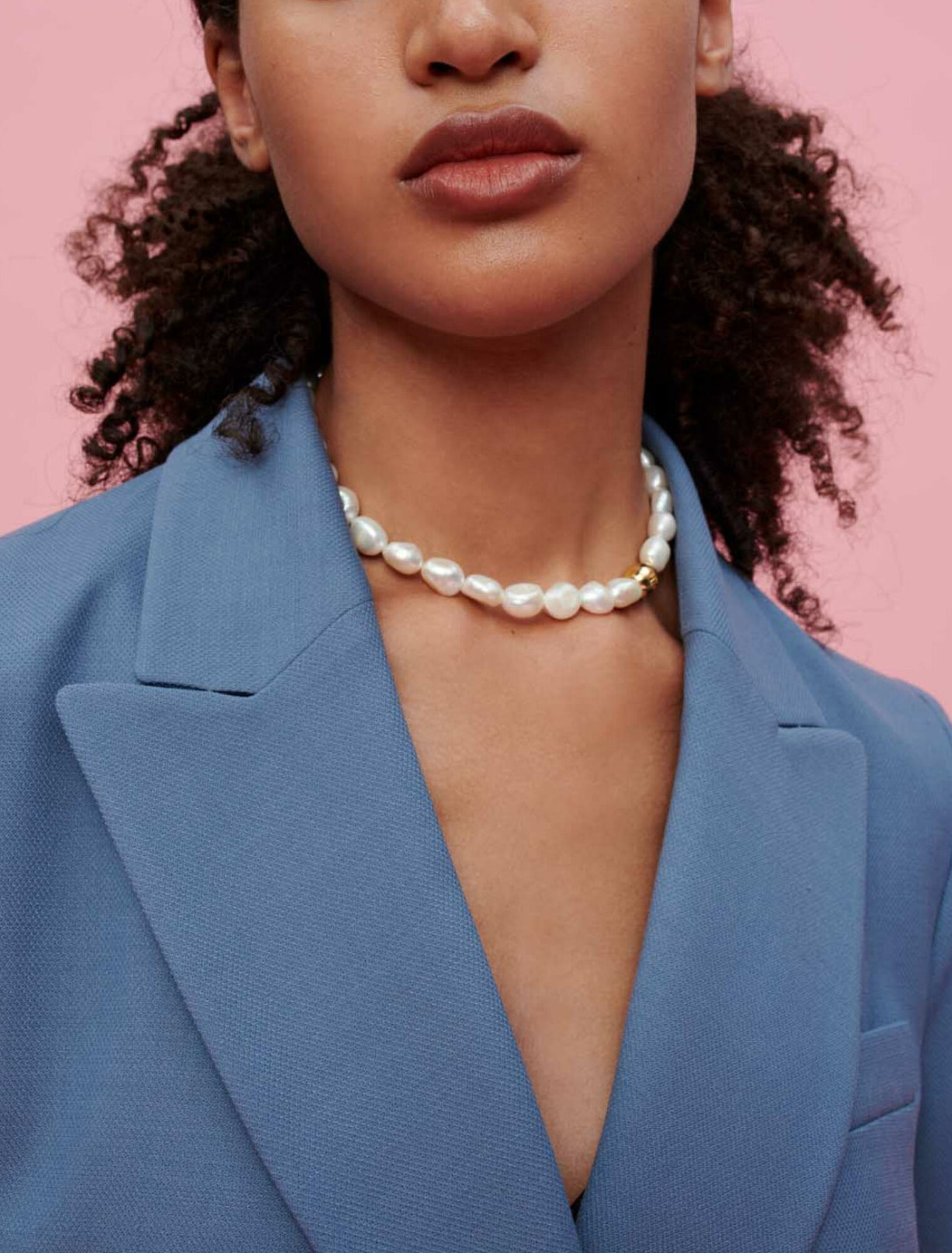 Double-breasted tailored jacket
