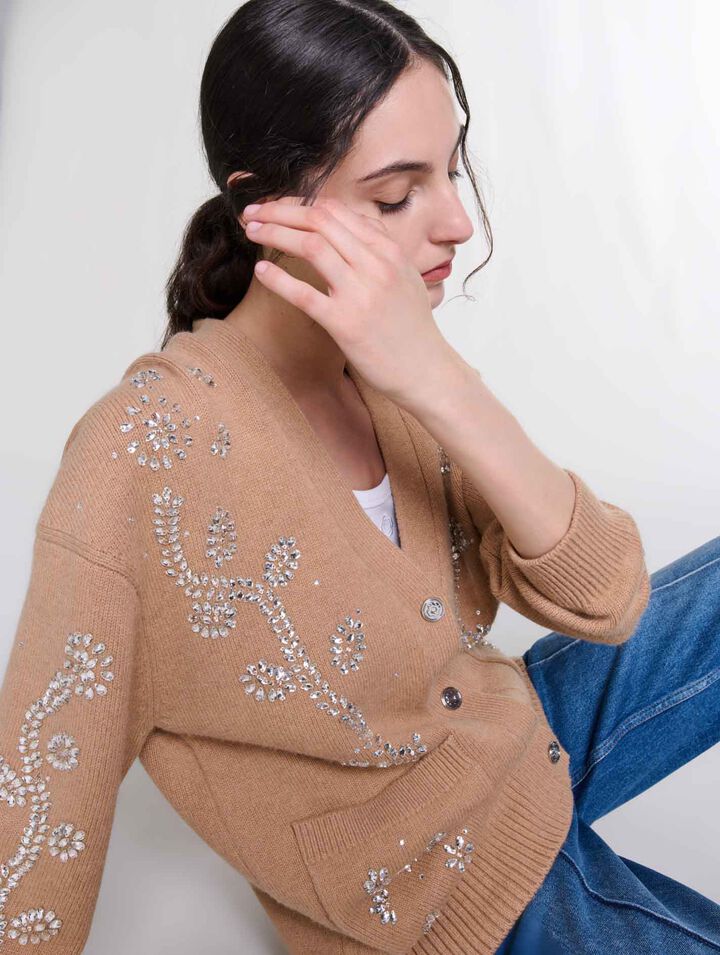 Cardigan bijoux