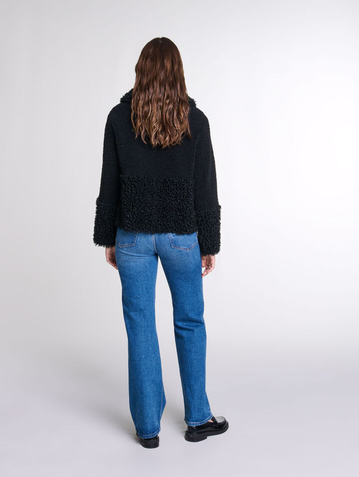 Veste en bouclette
