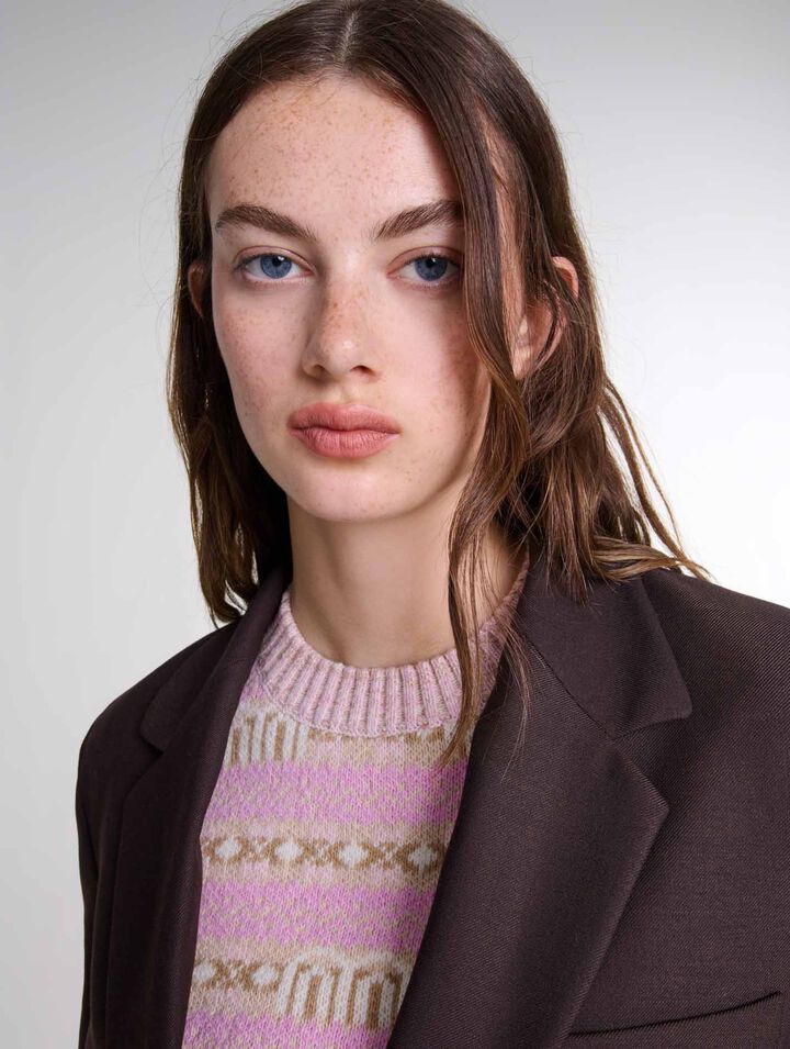Veste de tailleur à ceinture