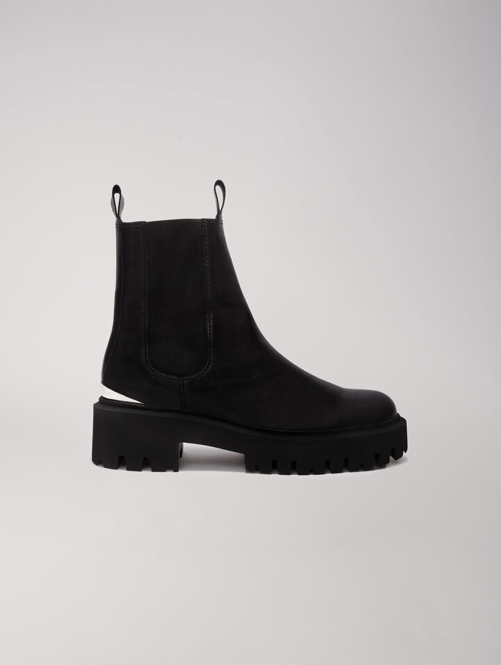 Platform Chelsea boots