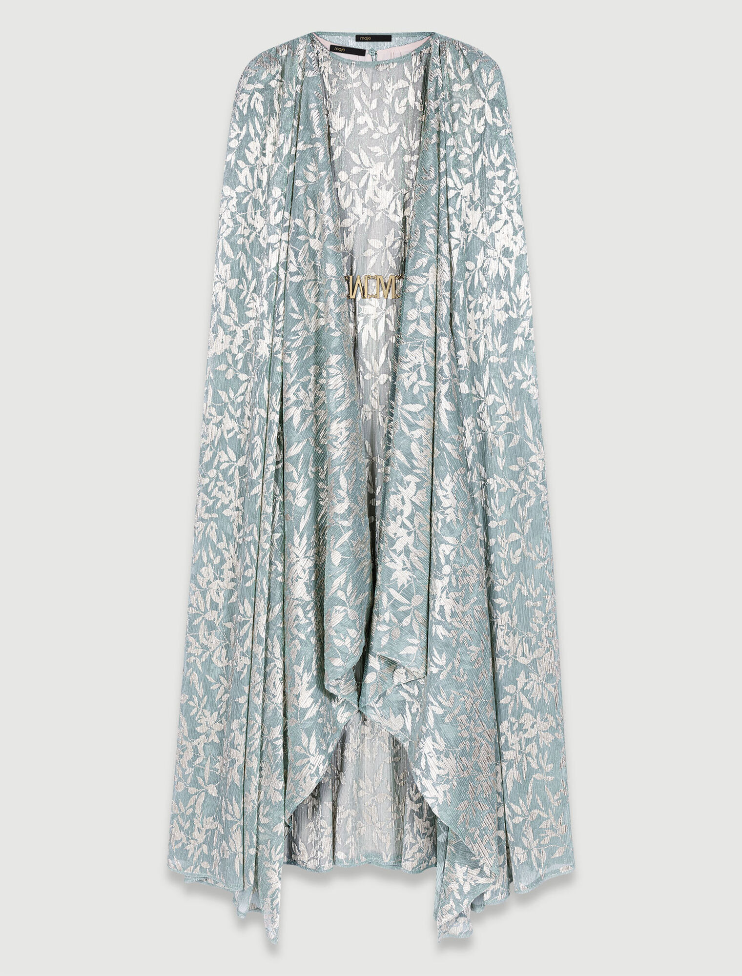 Robe longue à cape