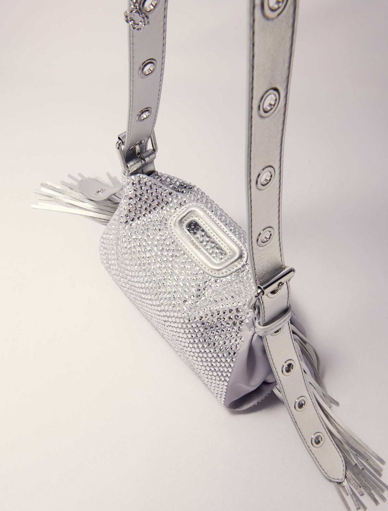 Sac Miss M Mini métal à strass