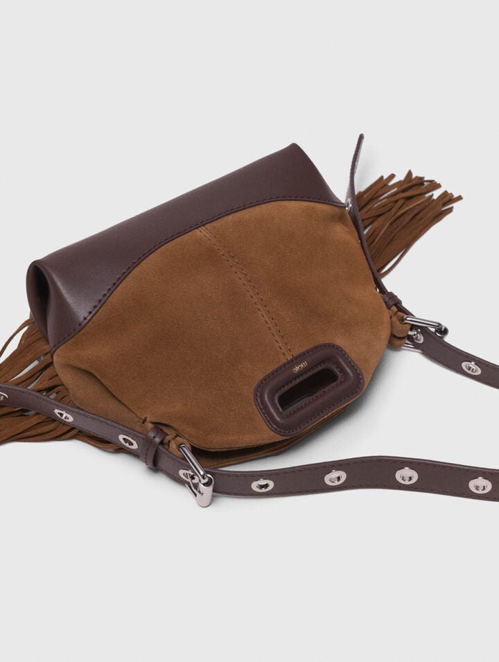 Sac Miss M mini en mix cuir & suède