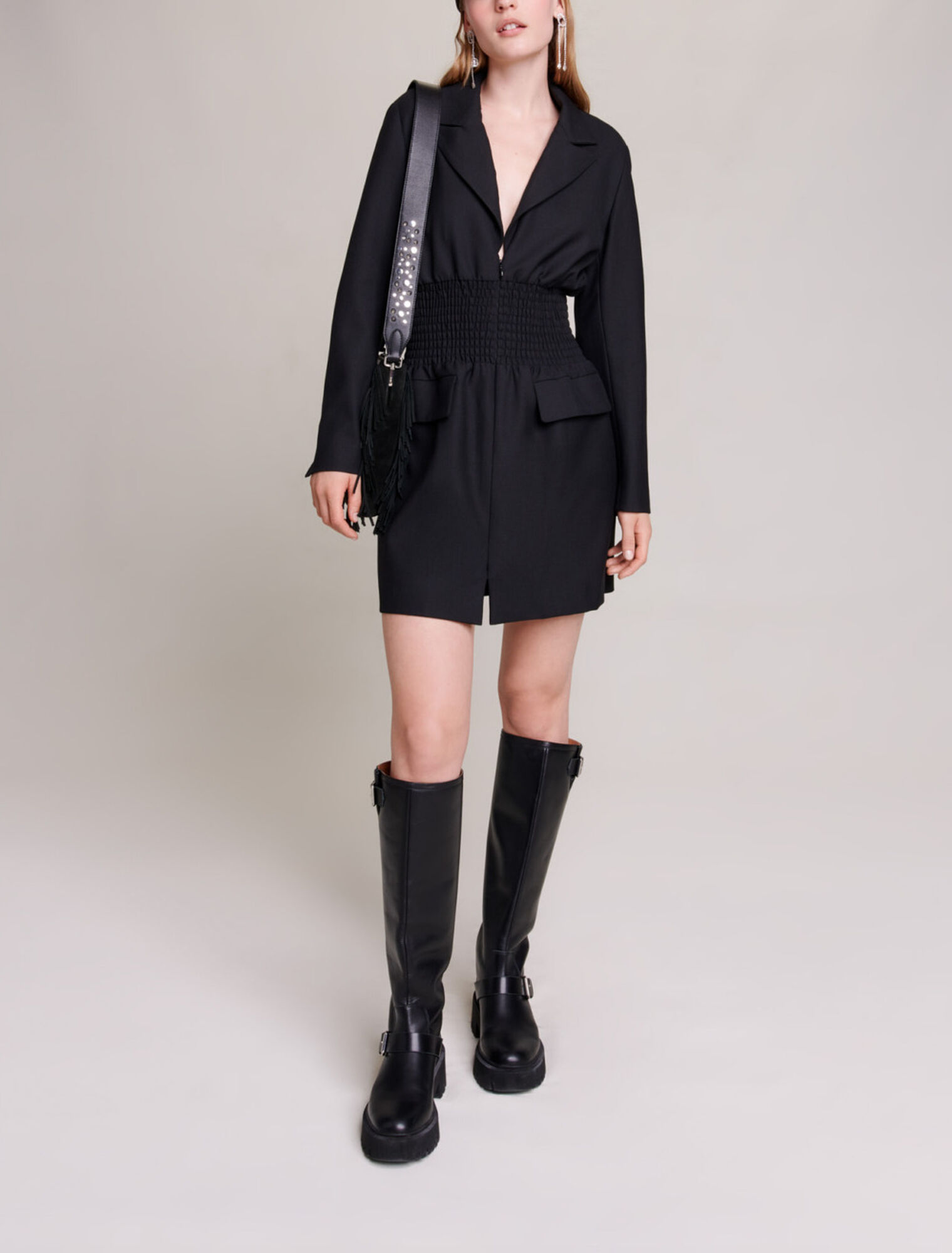 Robe courte smoking