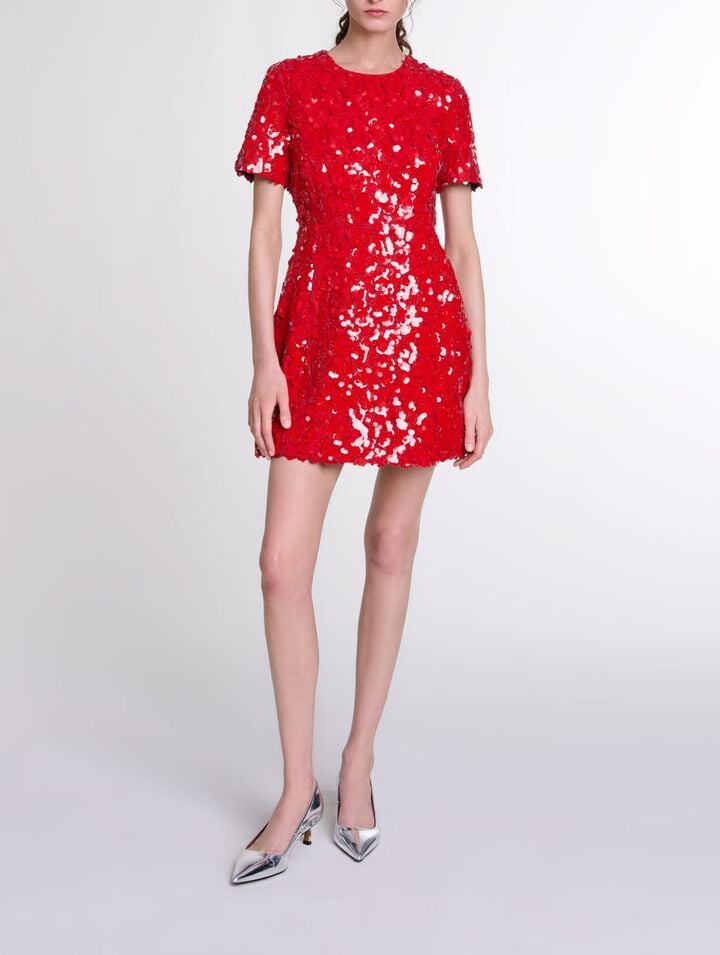 Pointed mirrored leather pumps