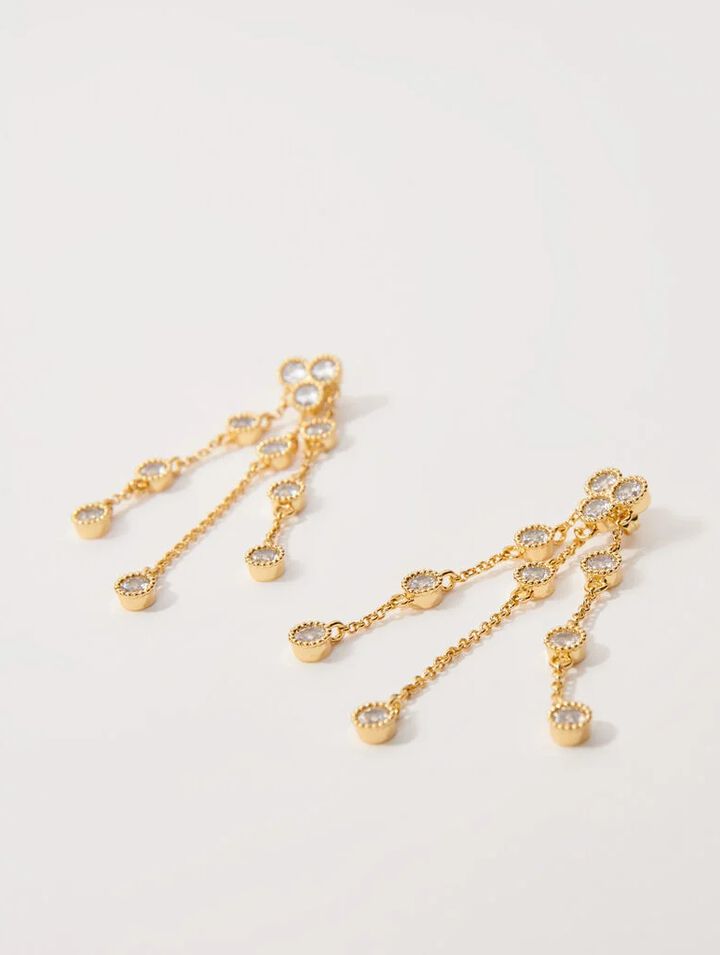 Boucles d'oreilles en laiton doré