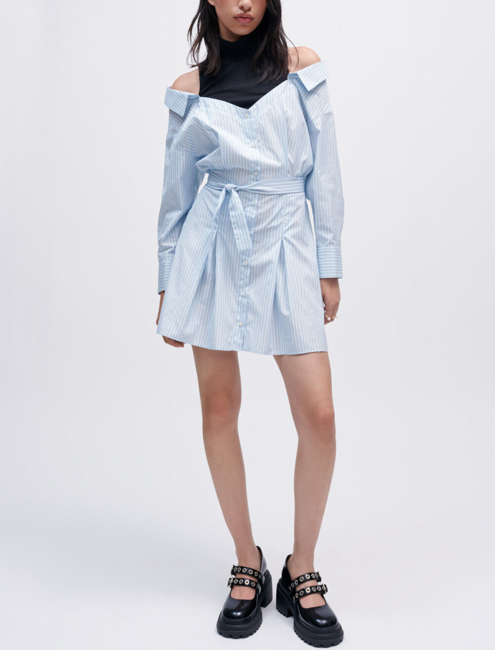 Maje shirt dress shop