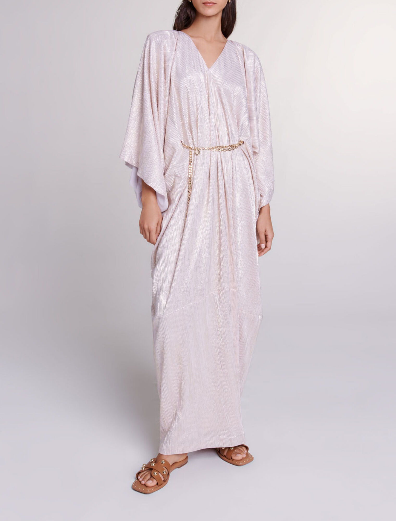 Belted maxi dress