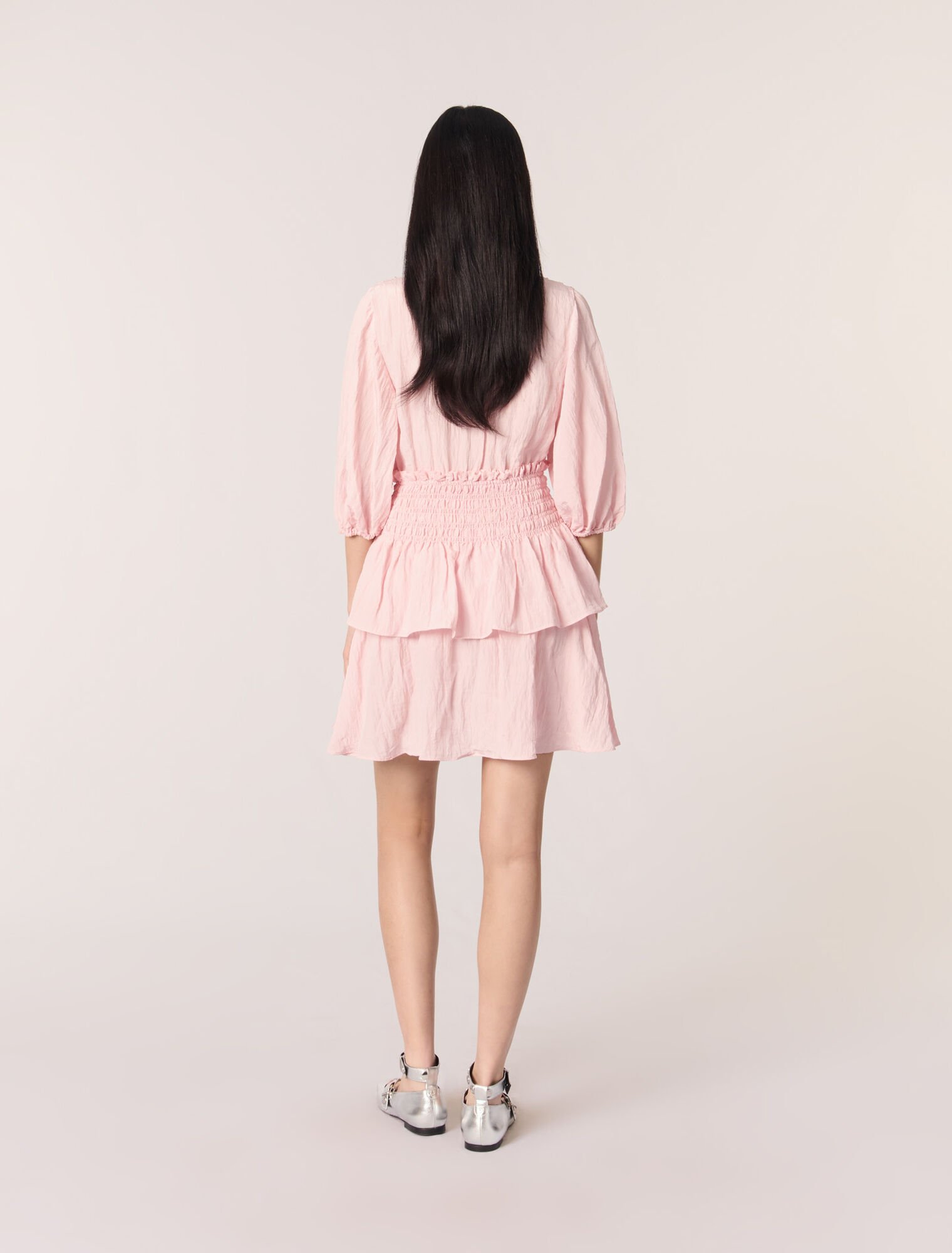 Short ruffled dress