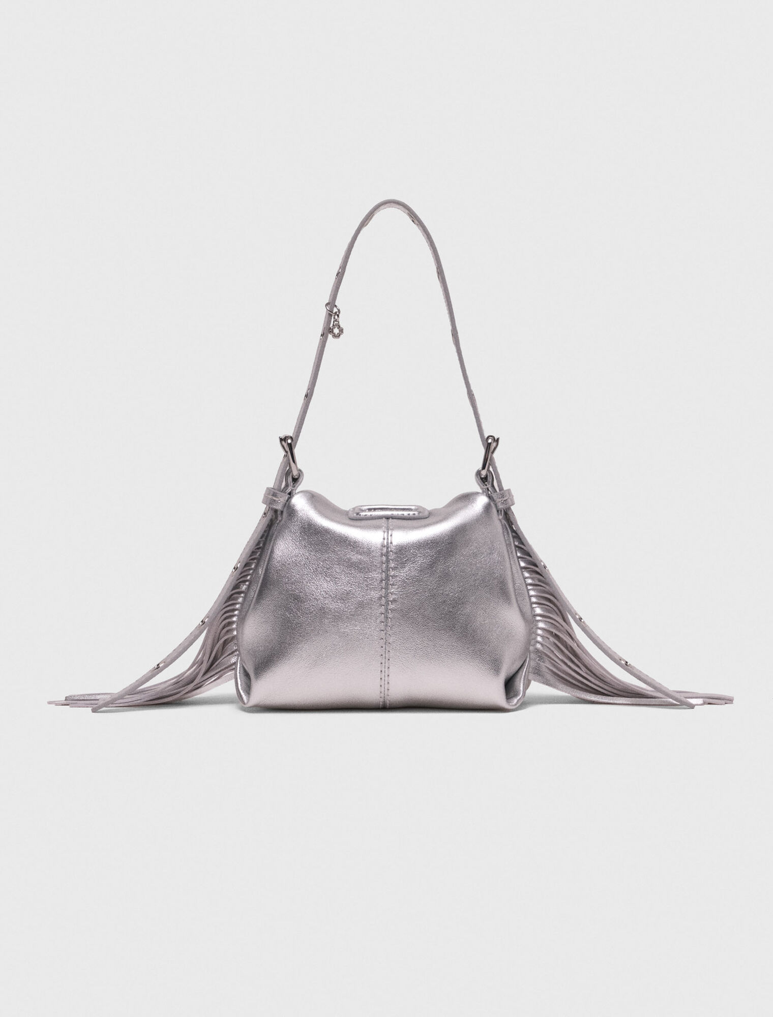 Sac Miss M micro en cuir métallisé