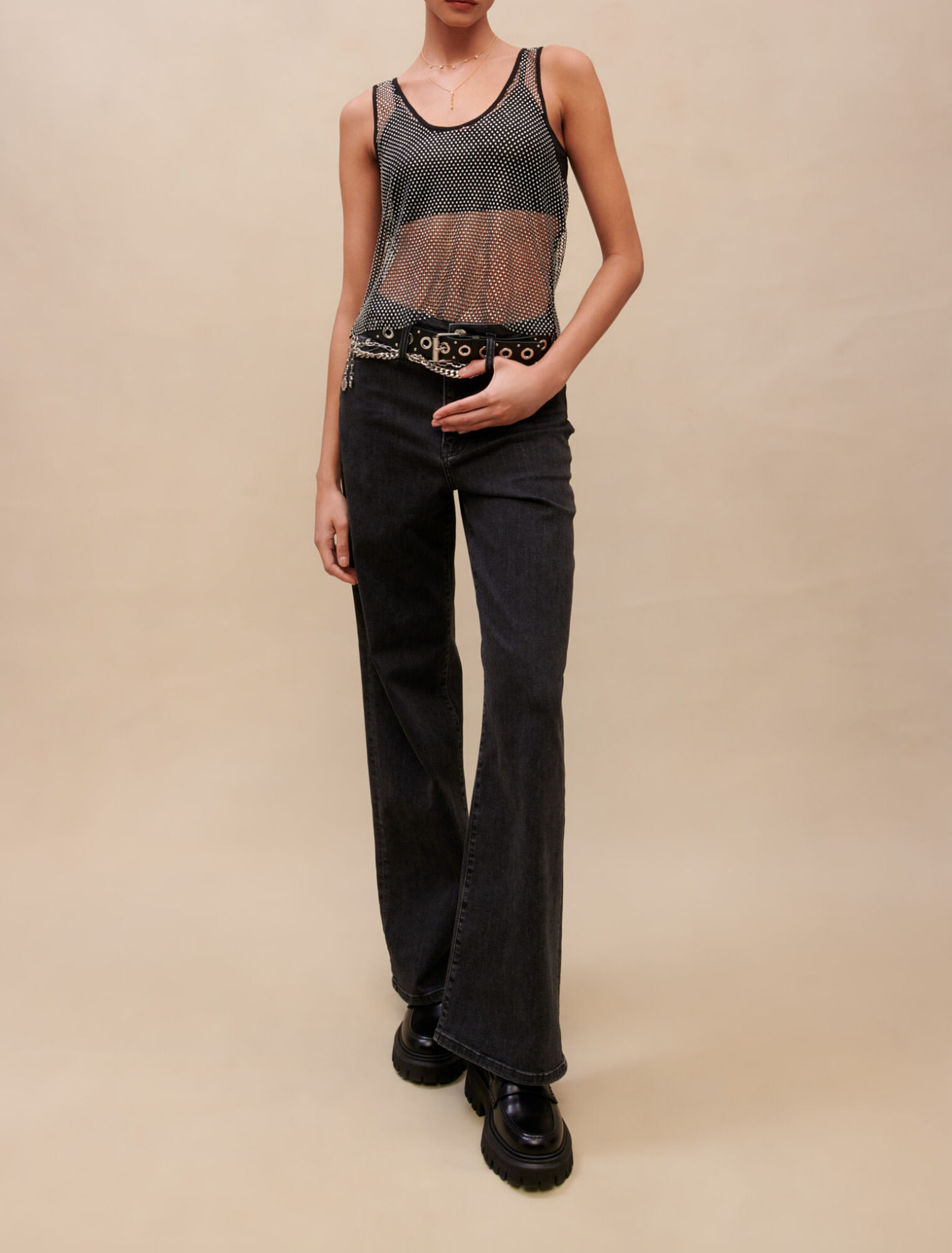 Diamanté top