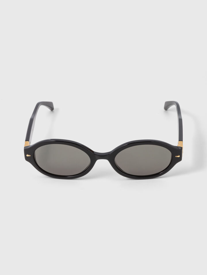 Lunettes ovales en ac&eacute;tate