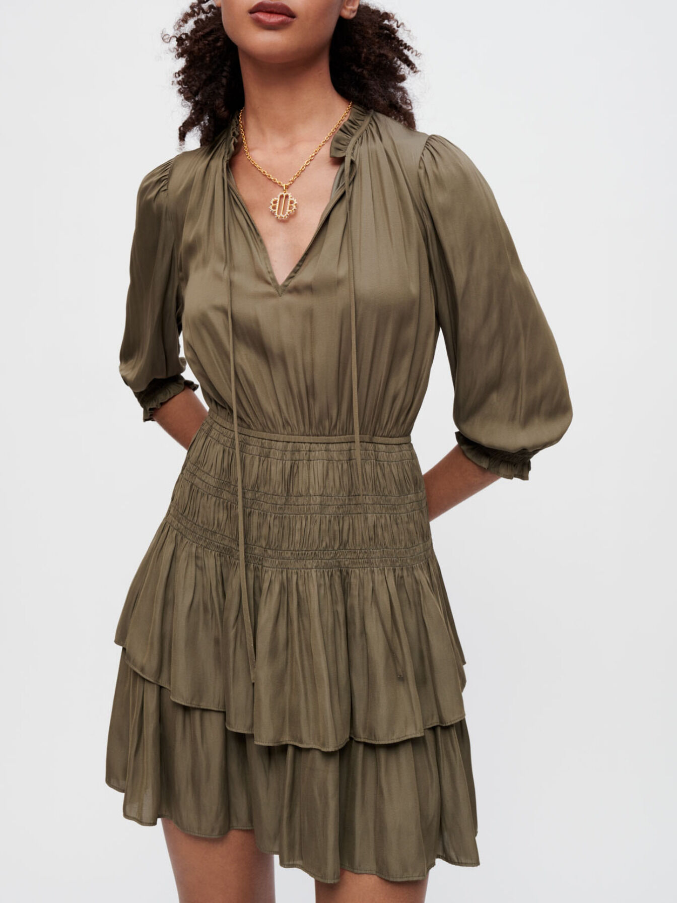 Robe smockée maje hotsell