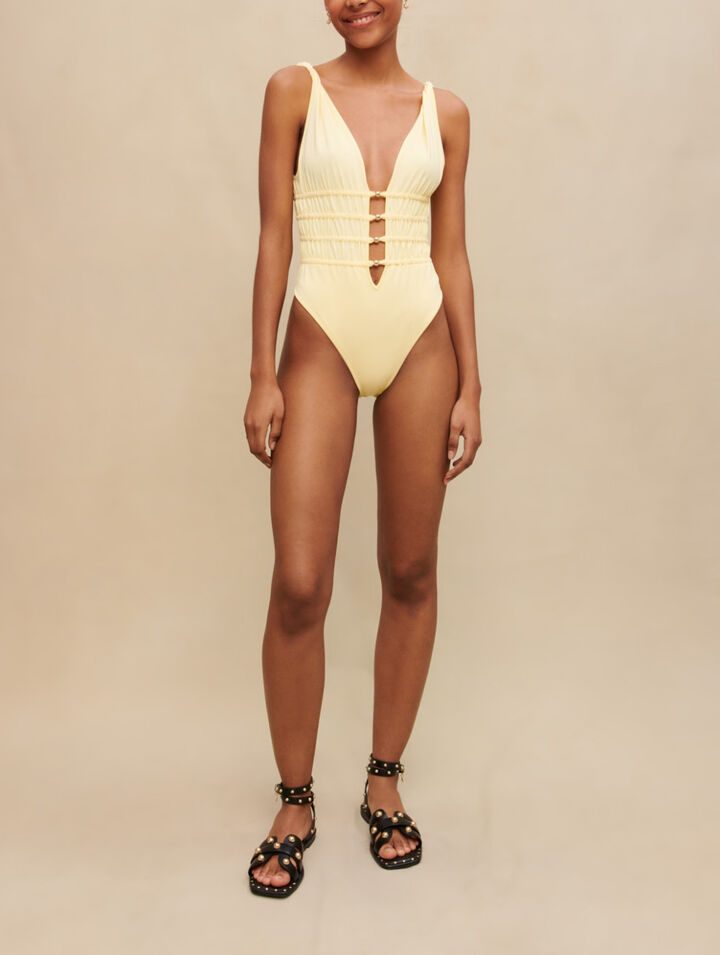 Openwork bodysuit