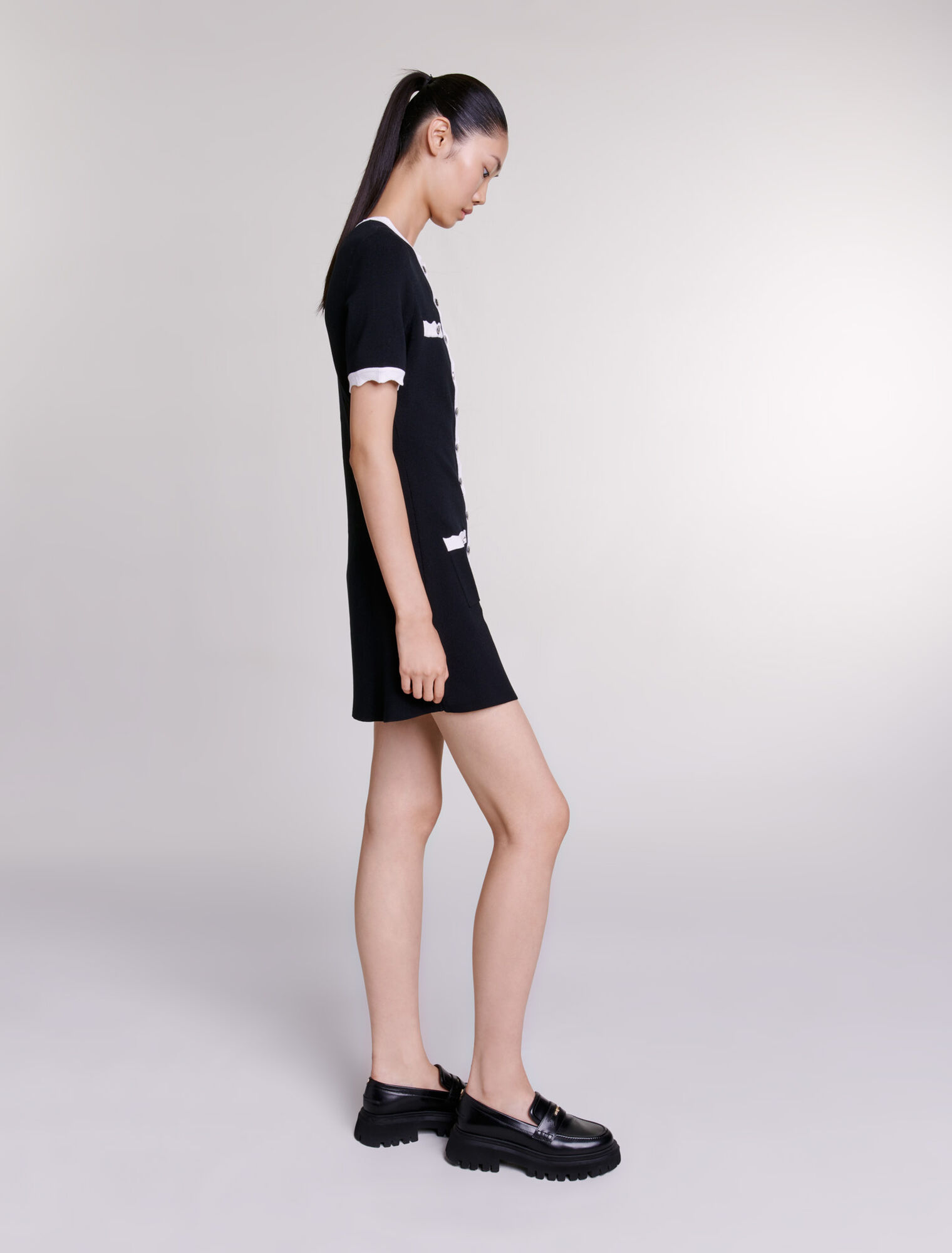 Short knit dress