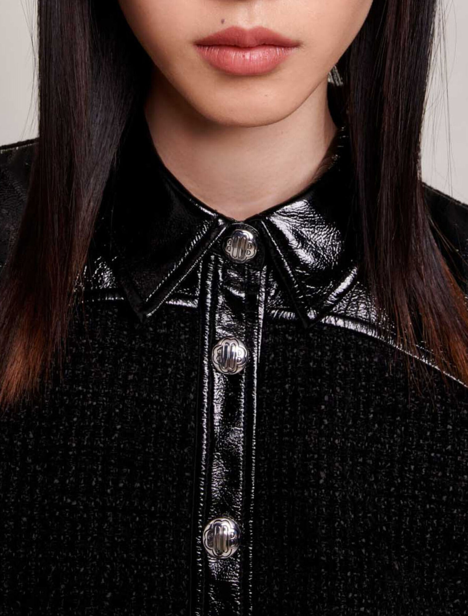 Robe courte en tweed
