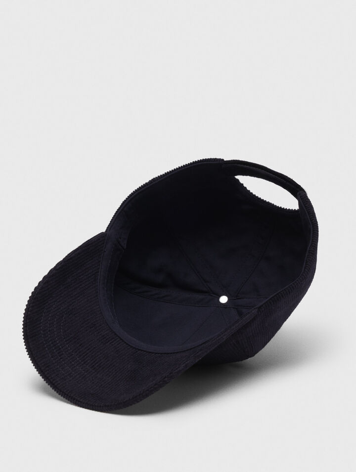 Corduroy cap