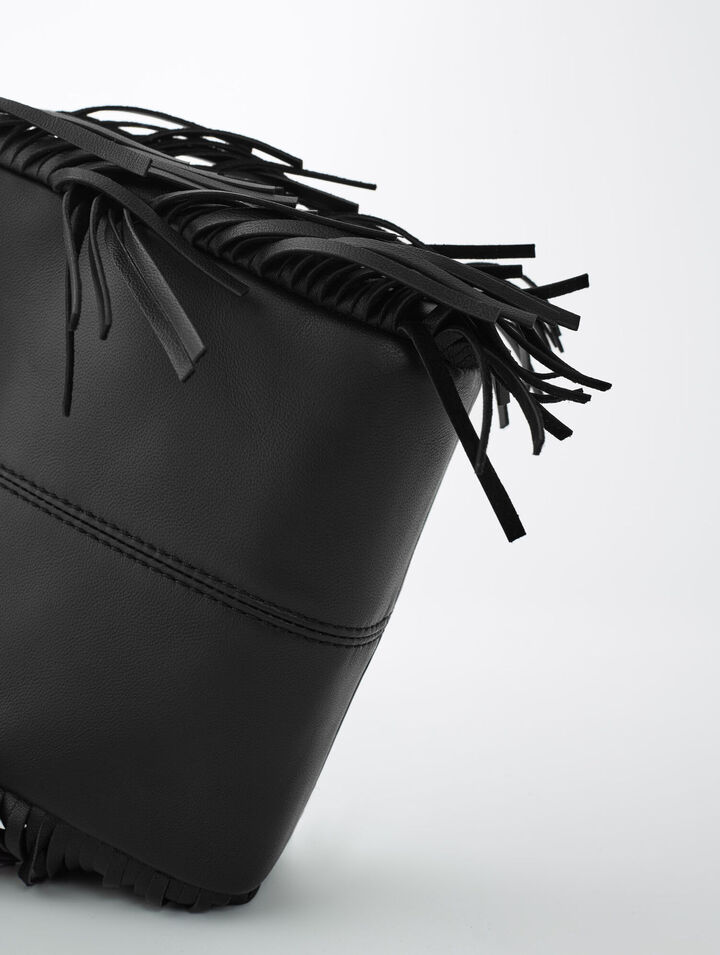 Sac M mini en cuir lisse