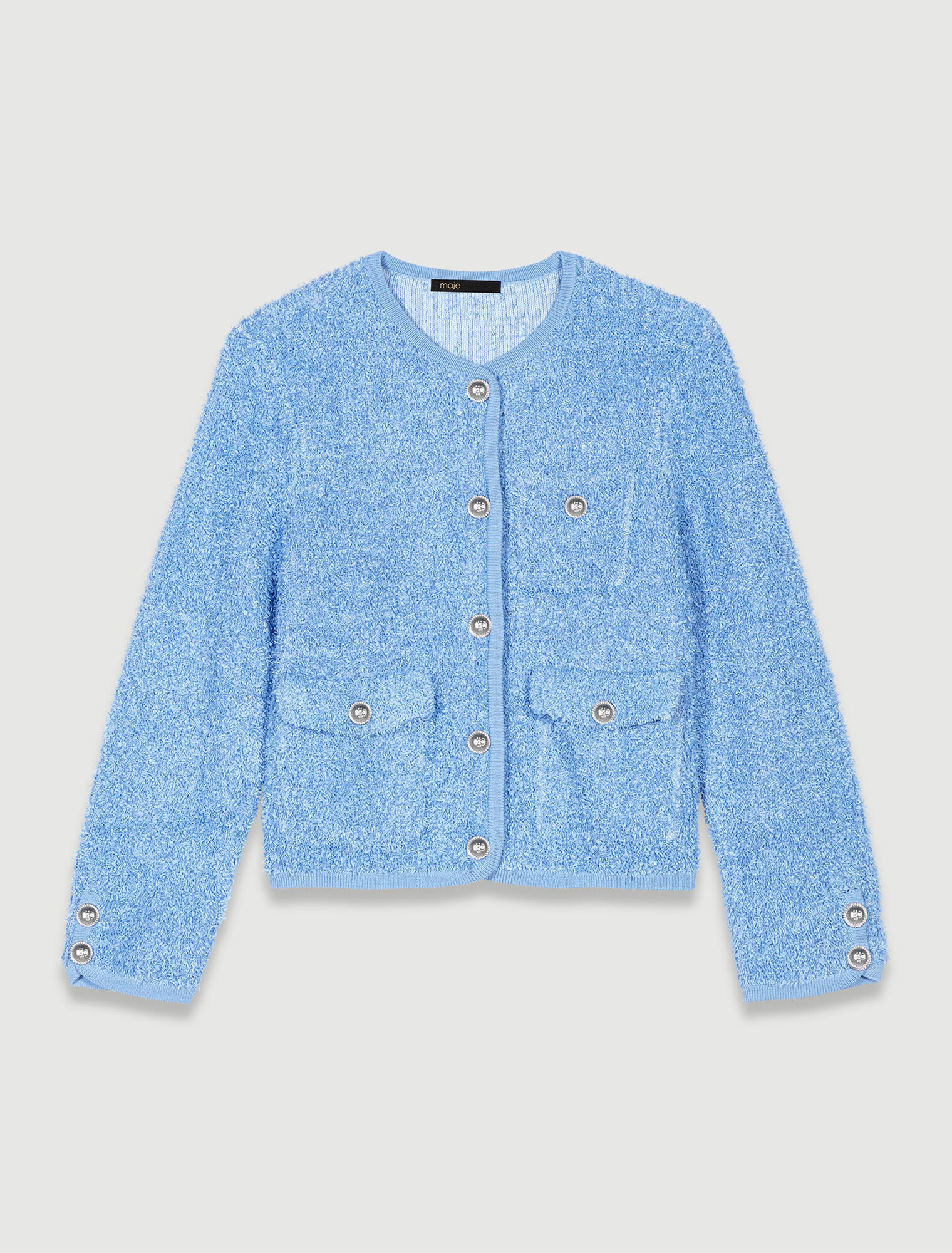 Cardigan en maille et sequins