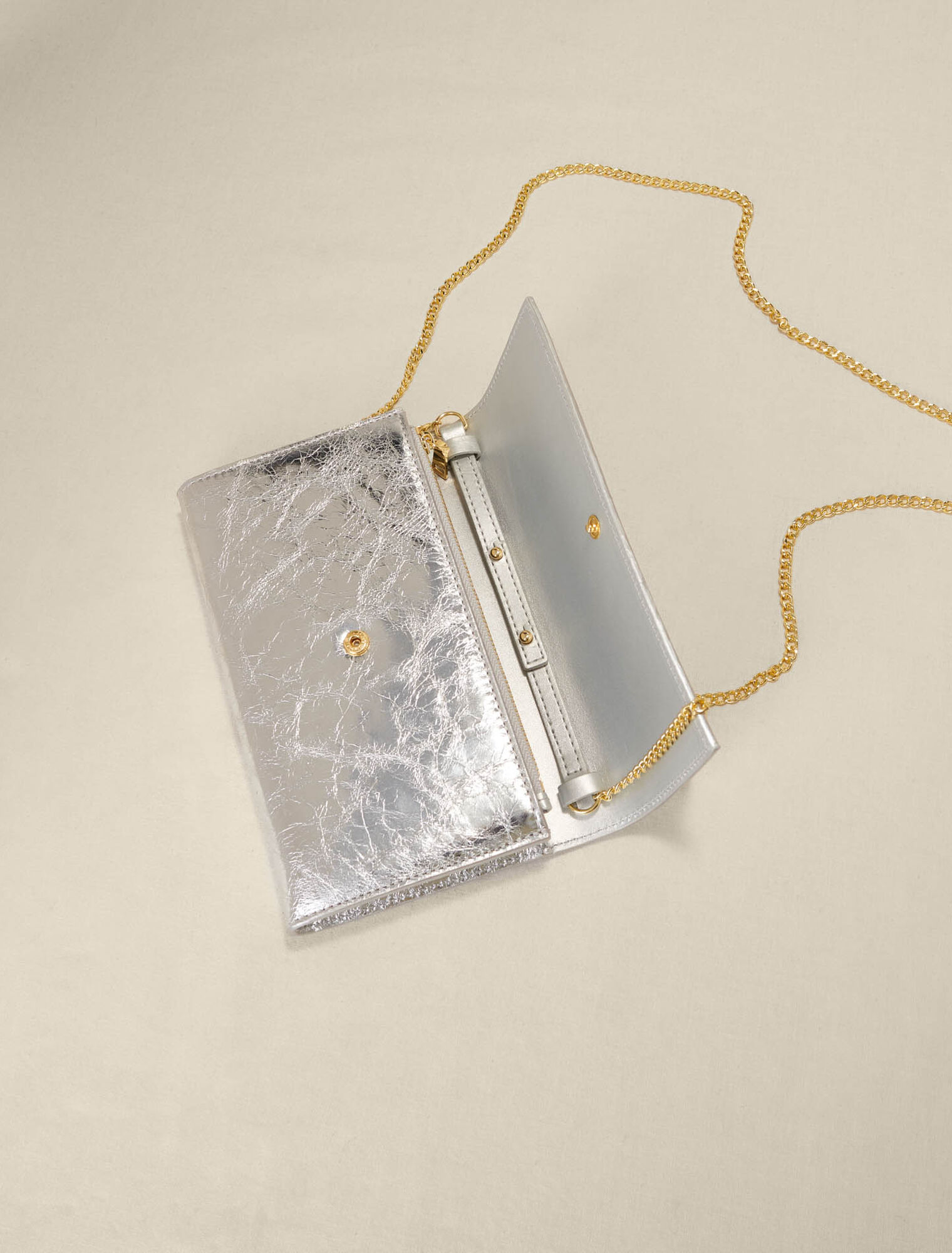Sac portefeuille métalisé