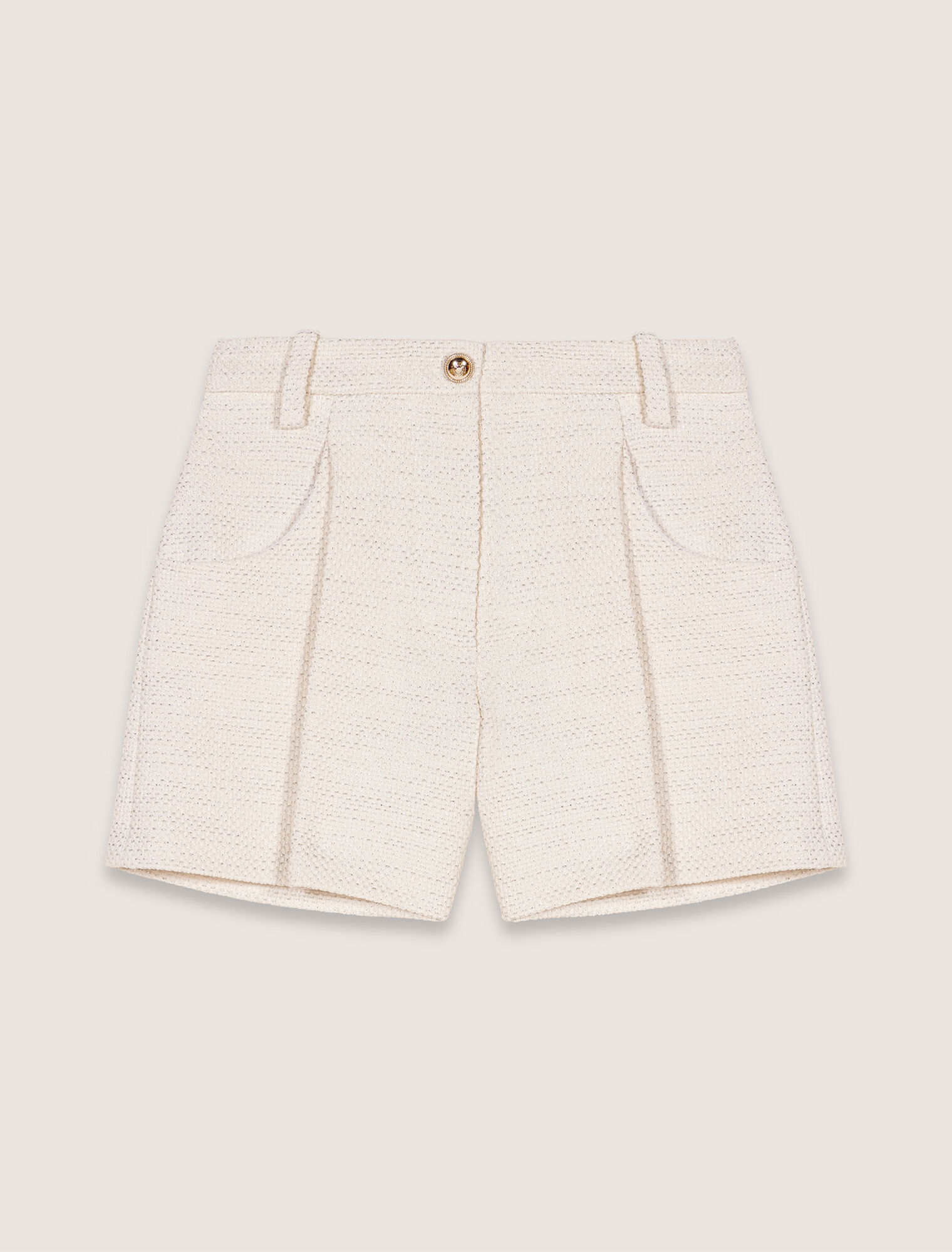 Short en tweed et lurex