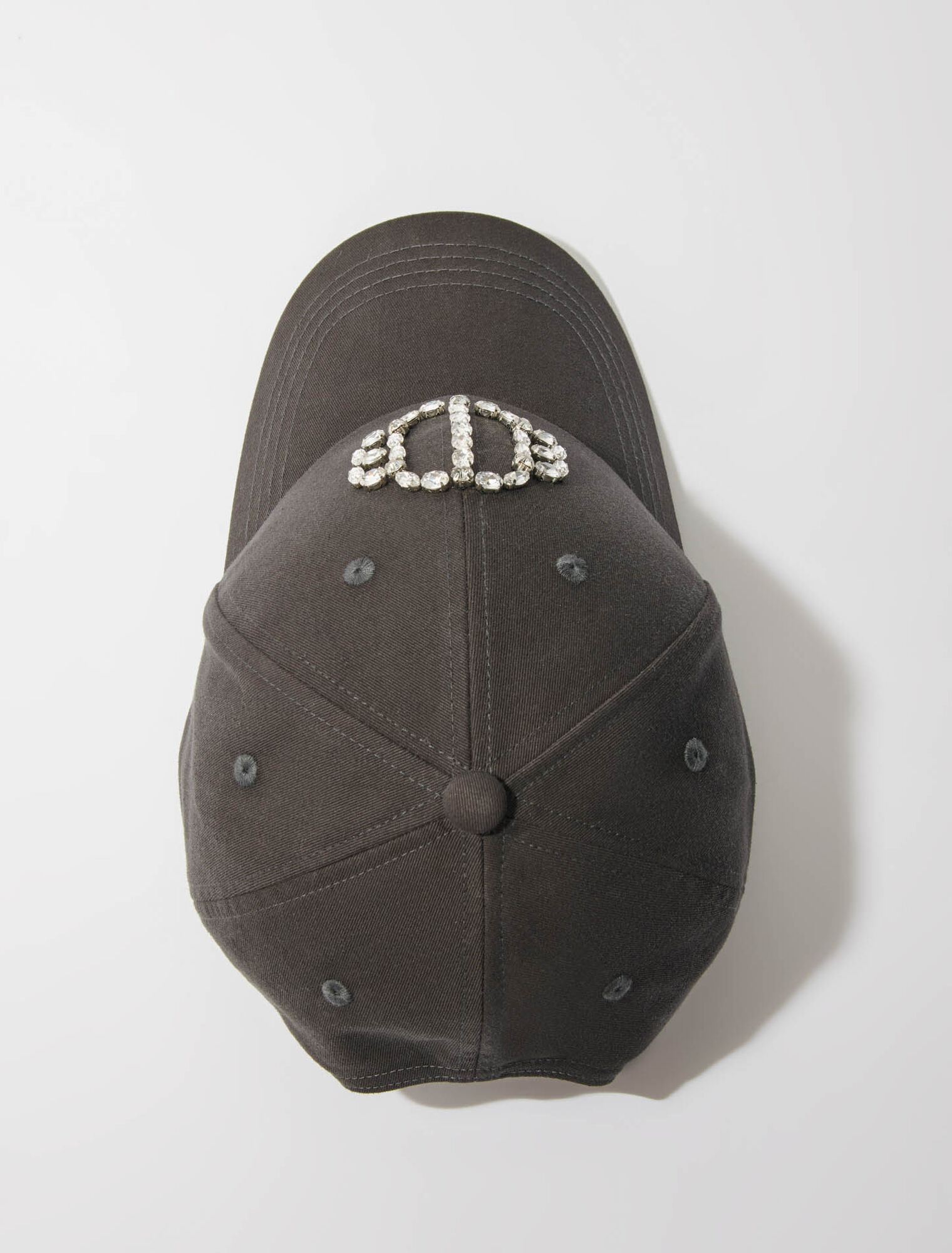 Clover rhinestone cap