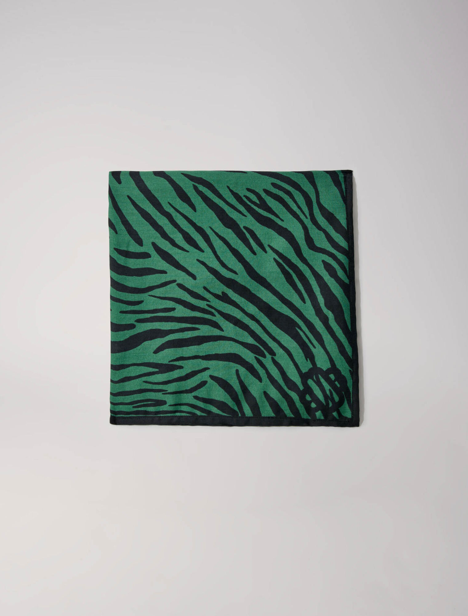 Zebra print scarf