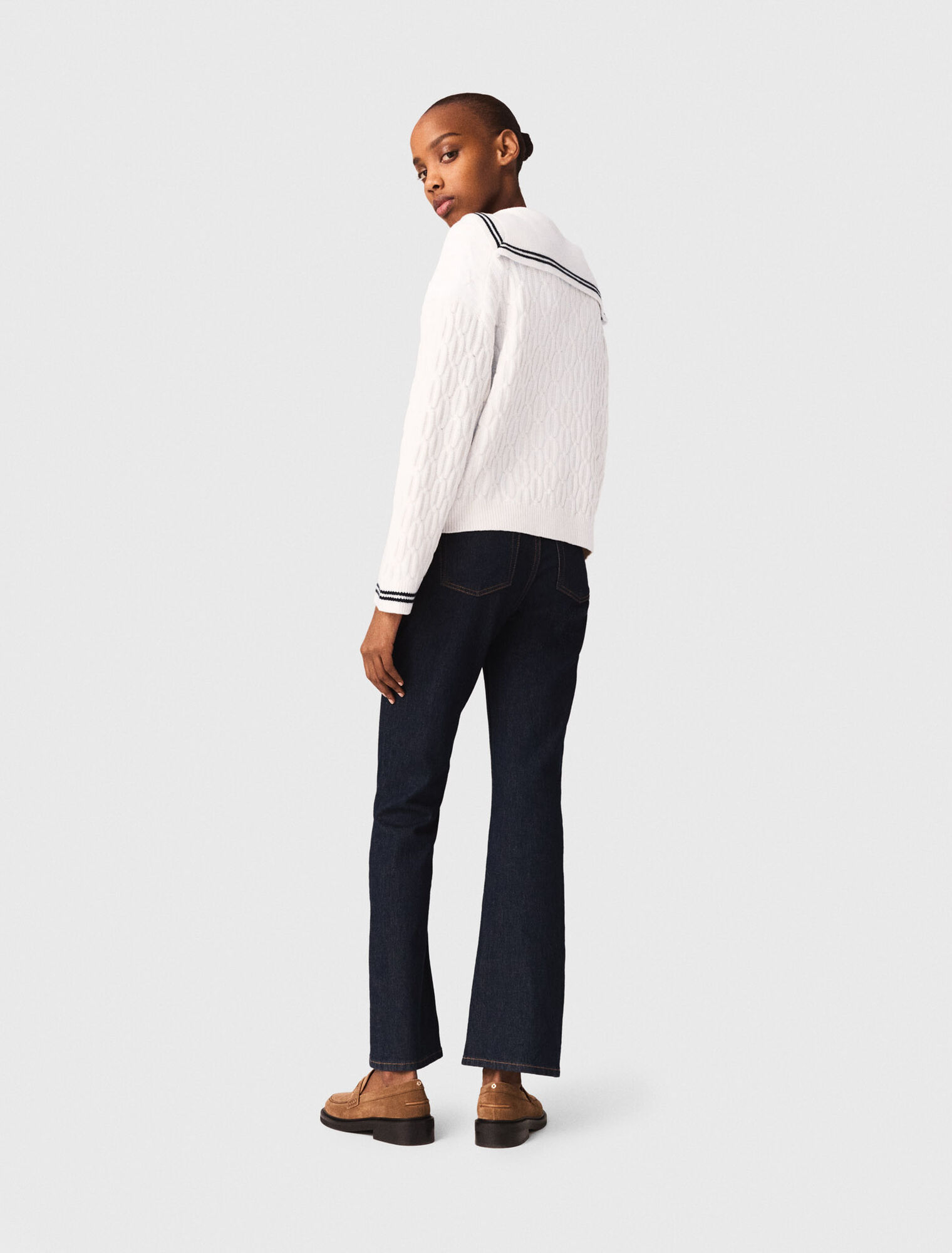 Denim jeans with pockets