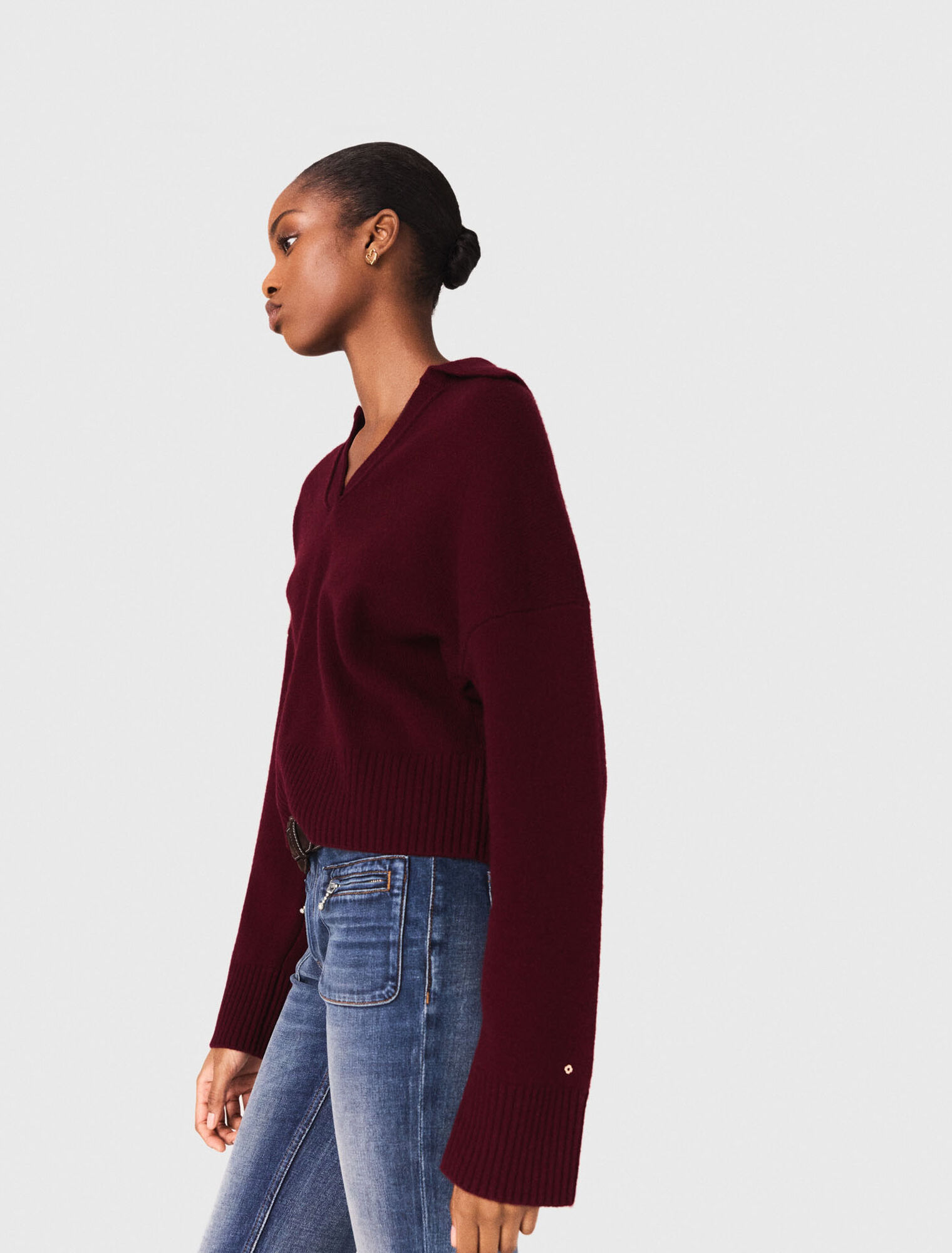 Pull en laine mélangée