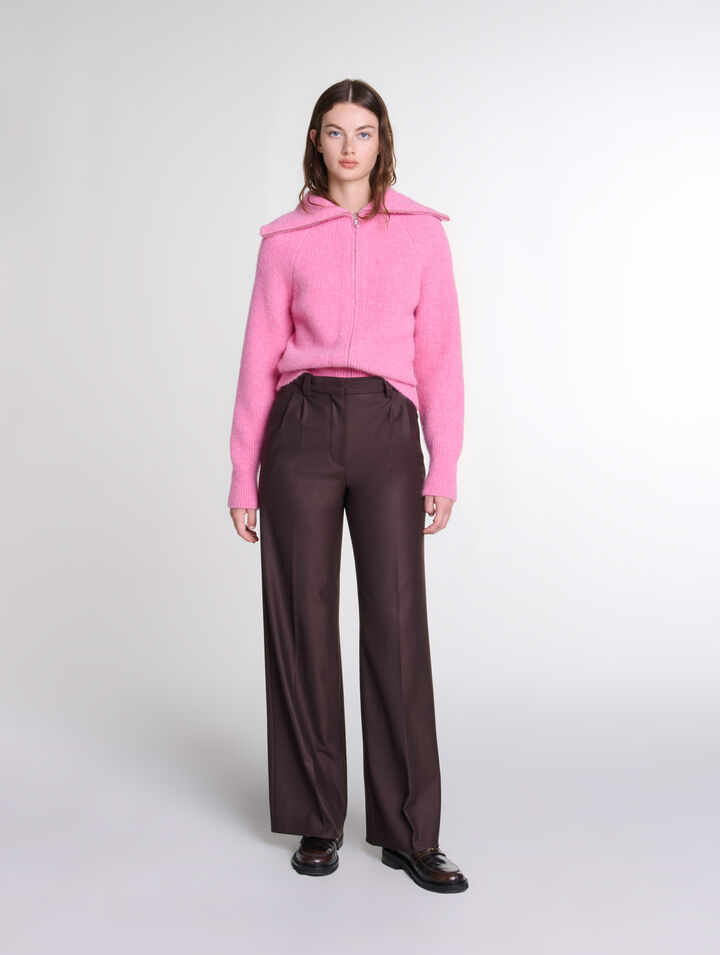 Pantalon de tailleur large