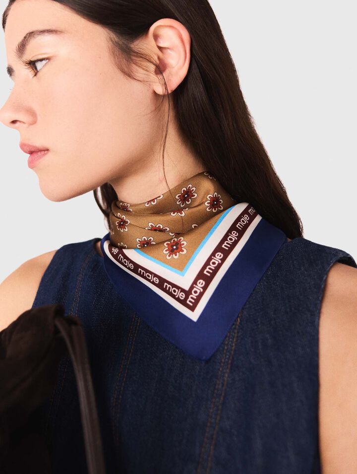 Bandana imprimé fleuri