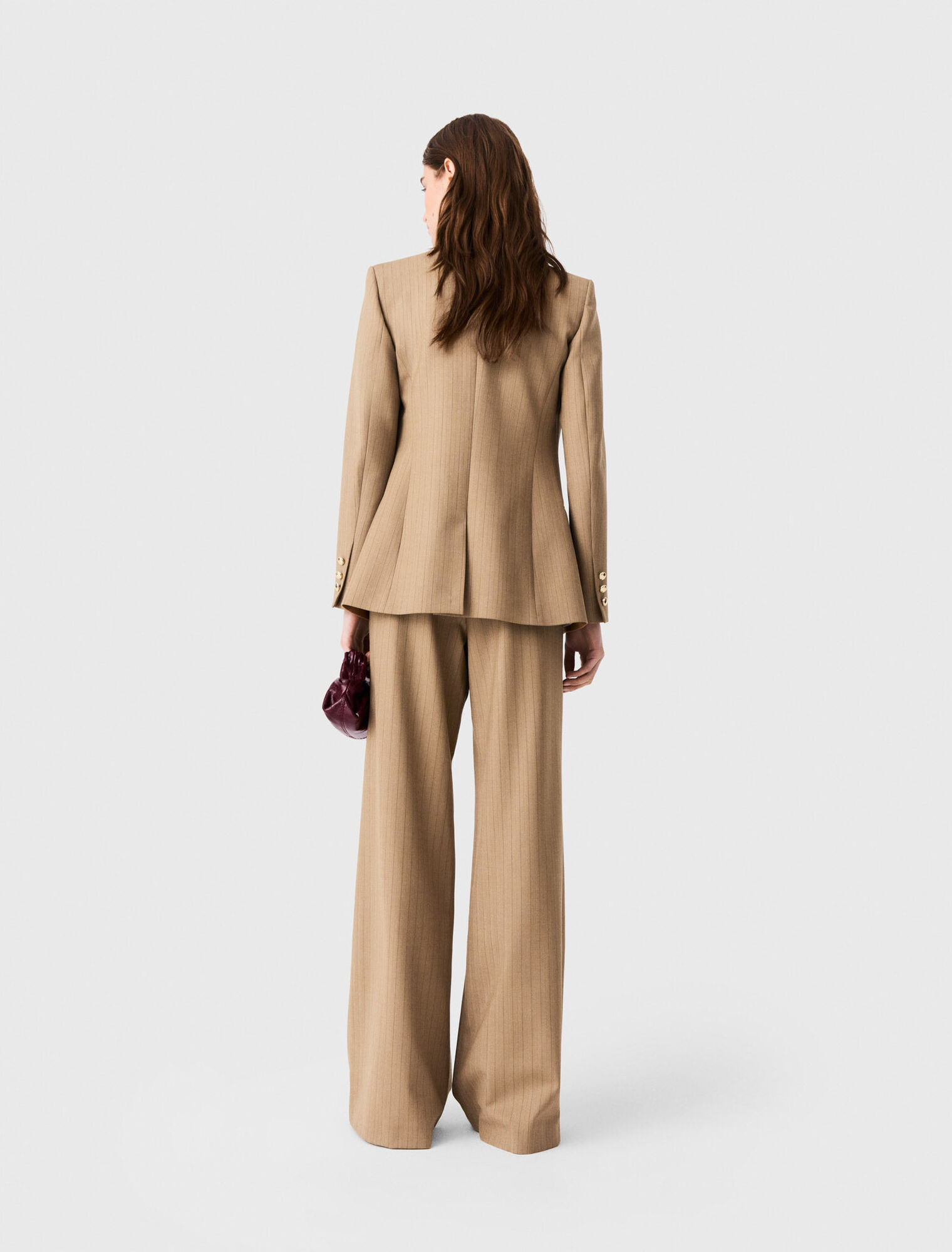 Double-breasted suit jacket